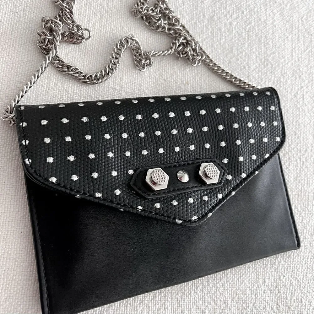 DANIELLE NICOLE  Black TINA CROSSBODY Clutch Purse Wallet